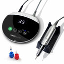 Taladro de uñas de 35000RPM para manicura, lima de uñas con pantalla táctil, taladro eléctrico de acrílico para uñas, cortador de fresado, herramientas para decoración de uñas