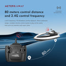 2.4G LSRC-B8 RC High Speed Racing Boat Waterproof Rechargeable Model Electric Radio Remote Control Speedboat Gifts Toys for boys