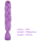 Black Star Hair Ombre Jumbo Braiding Hair Extensions 24 Inch Twist Braids Synthetic Hair Fiber for Twist Braiding for Women