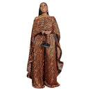 Conjunto de 2 piezas para mujer, ropa africana, Dashiki africano, nueva moda, traje de dos piezas, Tops largos + Pantalones anchos, fiesta, talla grande para mujer