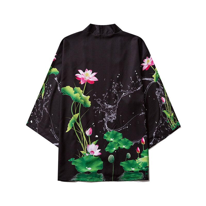 Spring Autumn Japanese Traditional Haori Samurai Oriental Yukata Clothing кимоно японский стиль High-quality Daily Street Wear