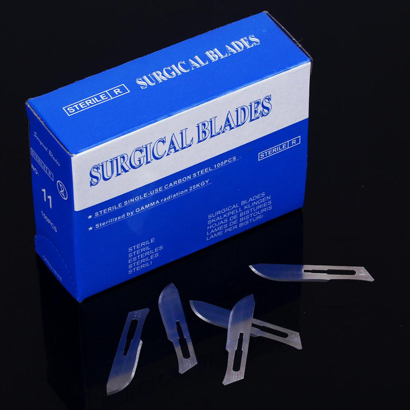 100pcs/Box Dental Surgical Scalpel Sterilized Blades