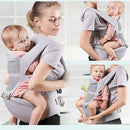 Mochila portabebés ergonómica de 0 a 48 meses con asiento de cadera para recién nacido, multifunción, cabestrillo infantil, taburete de cintura, canguro para bebé