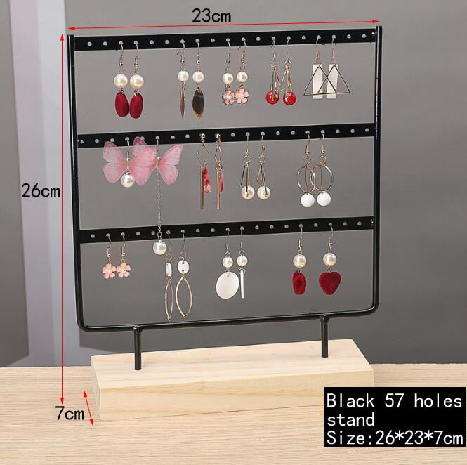 New Steel Stand for Earrings Pendants Bracelets Jewelry Display Stud Earrings Holder Jewellery Rack 3 Colors