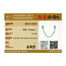 bamoer 925 Sterling Silver Simple Cross Safety Chain Charm for Original Silver Bracelet Charms with Silicone Stopper BSC362