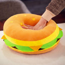 New Plush toys hamburger shape pillow creative funny plush toy doll cushion pillow child gift realistic hamburger stuffed toys