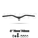 SYNCROS Carbon Fiber Mountain Integrated MTB Handlebar FRASER IC SL -8 -17 -25 Three Specifications with Titanium Screws