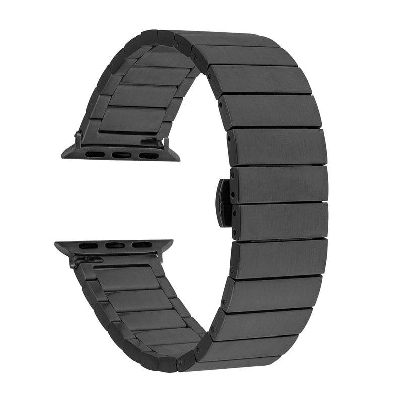 Stainless Steel strap for Apple Watch band 44 40 42 38 41 44mm For iWatch band Butterfly Metal Bracelet 5 4 3 se 6 7 Series