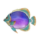 Arte de pared de peces de Metal para la decoración del jardín del hogar estatuas al aire libre esculturas Patio decoración para sala de estar Patio