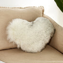 Sofa Pillow Cover+Inner Shaggy Pillow Love Heart Cushion Cover Faux Fur Sheepskin Pillow Case Living Room Decorative Pillowcases