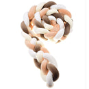 2M/3M Baby Bed Bumper Tour De Lit Bebe Newborn Crib Bumper 4 Braided Knot  Baby Crib Bedding Set Bumper Protector