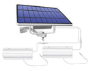 Candelabro solar de nuevo estilo con interruptor y cable de 3 m para exteriores, porche interior, balcón, exterior, interior, interruptor automático, luz solar