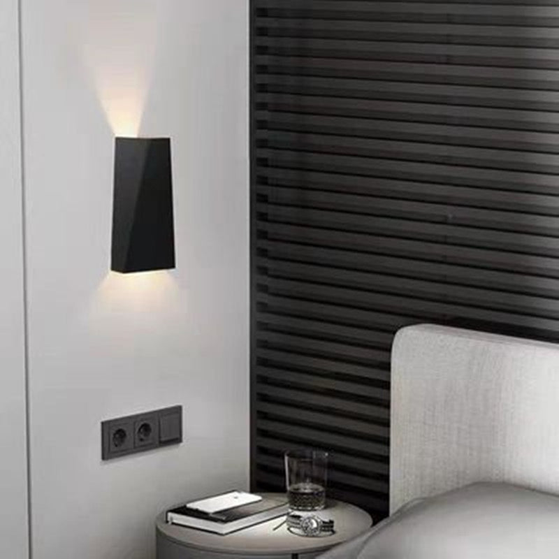 Iluminación de pared exterior impermeable IP65, lámparas de interior modernas, iluminación decorativa colorida, luces de jardín de porche, AC90-260V de aluminio