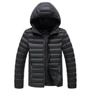 CHAIFENKO Winter Warm Casual Jacket Parkas Men Autumn Fashion Streetwear Men Parkas Windproof Thick Hooded Slim Solid Coat Men