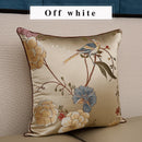 High precision embroidery jacquard pillow case mahogany sofa cushion pillowcase headboard large back pillow back cover customize