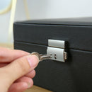 PU Leather Jewelry Storage Display Portable European-Style Multi-Function Packaging Box  With Drawer Winter Gift