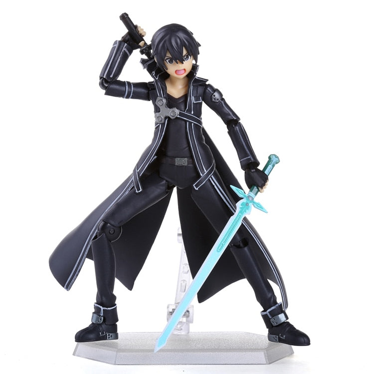 Sword Art Online SAO Kirito Kazuto Figma 174 Asuna Figma 178 PVC Actionfiguren Spielzeug