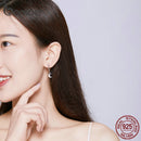 bamoer 925 Sterling Silver Jewelry Dazzling Puppy Stud Earrings for Women Girls Gift Statement Jewelry earring SCE681