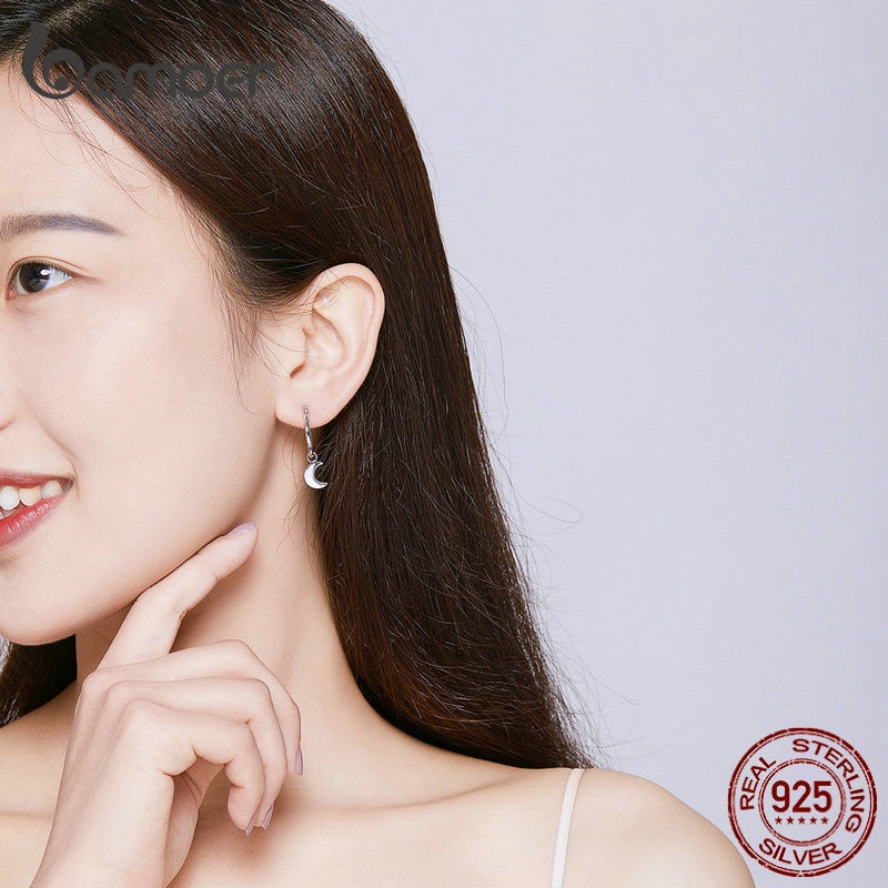 bamoer 925 Sterling Silver Jewelry Dazzling Puppy Stud Earrings for Women Girls Gift Statement Jewelry earring SCE681