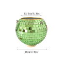 Retro Disco Ball Planter Basket Round Mirror Hanging Pot flower pot Wall Planter Pot Hangin Vase Desktop Decoration Balcony Vase