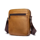 WESTAL Men's Shoulder Bag Casual Genuine Leather Messenger Bag Mini Men's Crossbody Bag Small Men's Sling Bag for Phone 7362