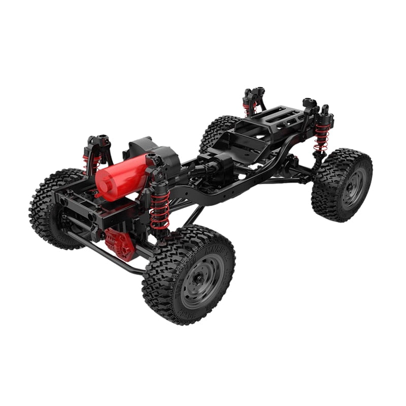 MN coche MN86K 1:12 KIT 2,4G 4WD sin montar G500 230MM distancia entre ejes oruga todoterreno camión WPL MN RC coche 1/12 DIY 390 Motor cepillado