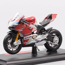 Maisto 1 18 Ducati Panigale V4 S GP Corse escala motocicleta modelo Diecast y vehículo de juguete X Diavel 1098s 848 EVO GP18 bicicleta de carreras