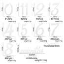 14pc Newborn Photogra Wooden Month Milestone Cards Handmade Monthly Memorial Commemorative Photo Accessories Baby Souvenir Stamp