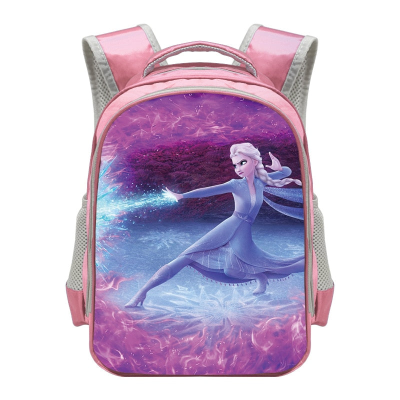 ¡Novedad de 2020! Mochila escolar de Frozen Elsa para niñas de alta calidad, mochilas escolares de princesas de Disney para niños, mochilas escolares para niñas y bebés