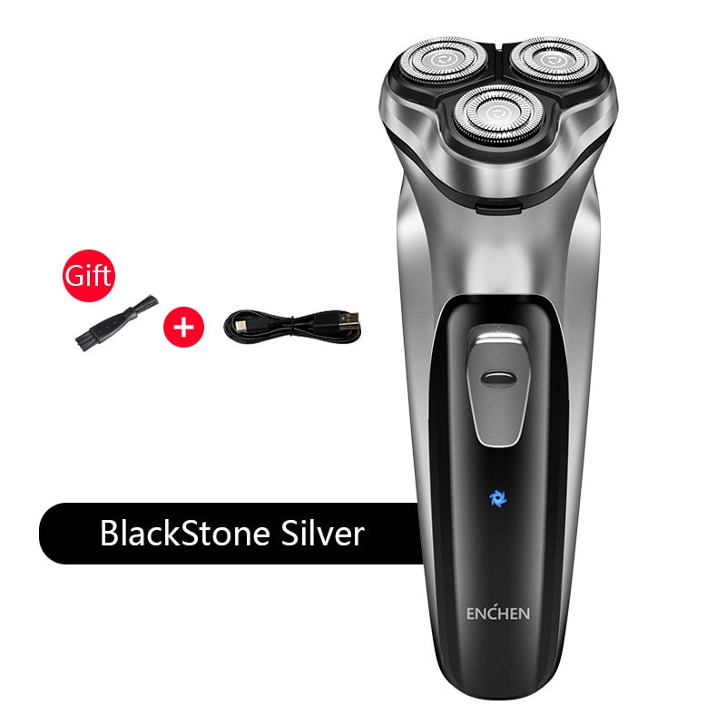 ENCHEN BlackStone Face Shaver For Men Rechargeable 3D Floating Electric Shaving Machine Beard Trimmer