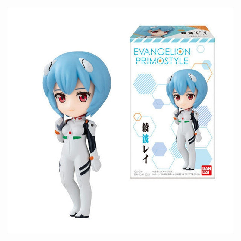 Original EVA Gashapon Anime figura de acción juguetes puedes avanzar 2:22 Nagisa Ayanami Rei Asuka Langley Makinami PVC ABS juguete muñecas