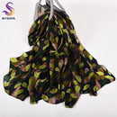 Bufanda de mujer de moda de invierno 2016 gran oferta bufandas de seda de morera chal bufanda de seda larga para mujer azul y café 180*110cm