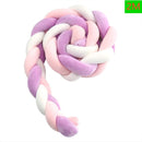 Parachoques de nudo para bebé de 1M/2M/3M/4M en la cama, almohada para recién nacido, cojín para cuna, parachoques para cuna, Tour De Lit Bebe Tresse