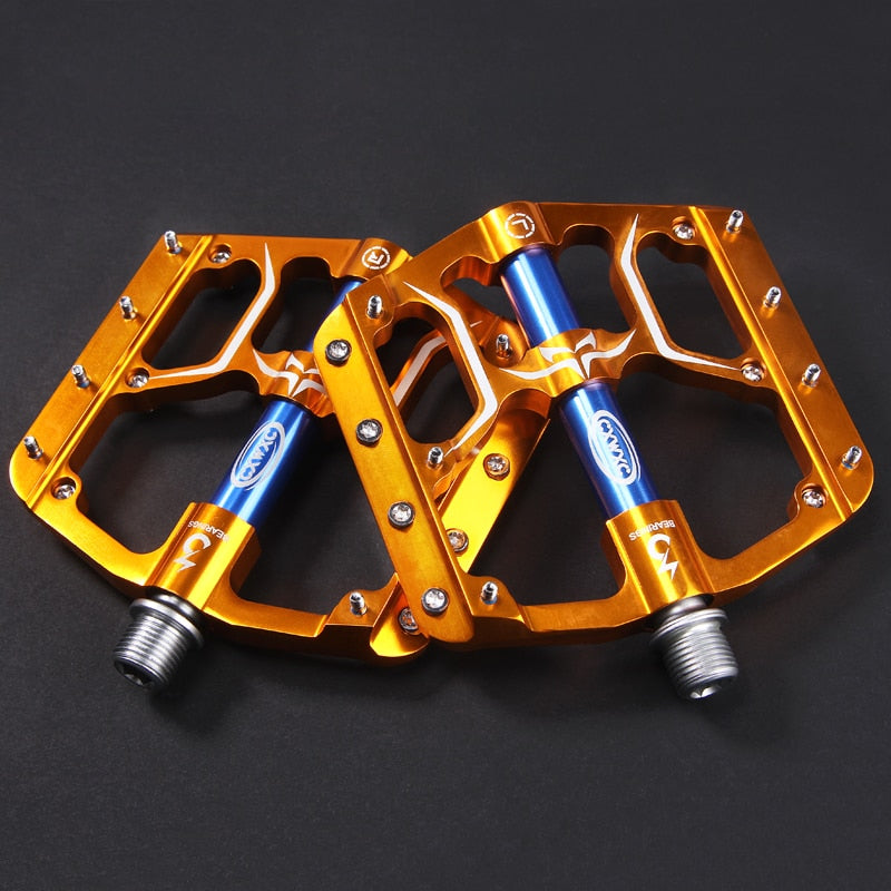 Flat Bike Pedals MTB Road 3 Sealed Bearings Bicycle Pedals Mountain Bike Pedal Wide Platform Pedales Bicicleta Accessories Part