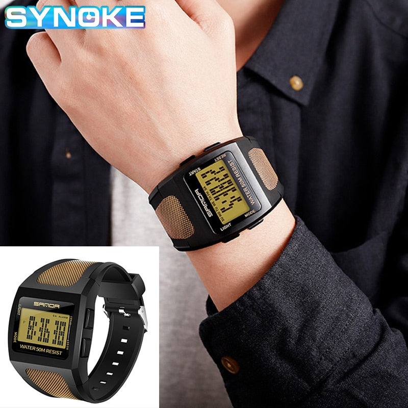 Sport Mens Digital Watches Fashion LED Men Watch 5Bar Waterproof Wristwatch Male Electronic Military Clock Relogio Masculino