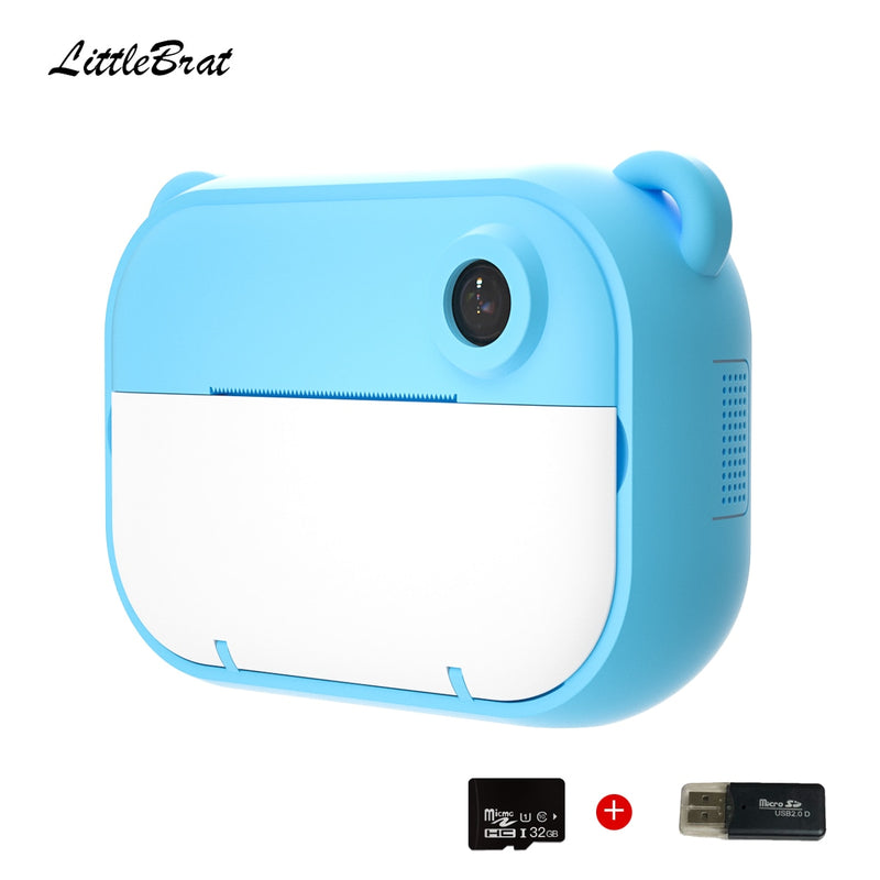 Children Camera For Kids Instant Camera 1080P Digital Camera For Children Photo Camera Toys For Girl Boy Birthday Gifts