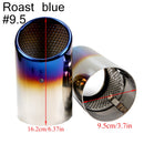 2 unids/set de cubiertas de tubos de escape de coche de acero inoxidable cromado para Audi A1 A3 A4 TT 2009-2015/VW Volkswagen PASSAT