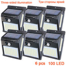 Solar Power Lamp 48 leds Solar Street Light For Outdoor Garden Wall Yard LED Security Lighting Adustable Lighting Angle 280lm