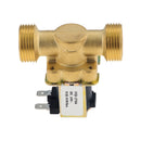 3/4 "1/2" DC 24V AC 220V DC12V Válvula magnética solenoide eléctrica Latón normalmente cerrado para control de agua