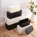 Plastic Wire Storage Box Power Line Storage CasesJunction Box Cable Tidy Storage Box Household Necessities 3 Sizes