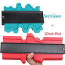 Onnfang, 2 unidades por paquete, duplicador de calibre de copia, plantilla de escala de contorno, herramientas de marcado de madera, regla de medición de azulejos, herramientas de carpintería