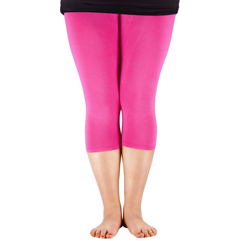 Heiße Frauen-Leggings-Training plus Größen-Leggings-Baumwollelastische Taillen-beiläufige feste Frühlings-Sommer-Modal-Gamaschen-Stretch-Hosen Billig