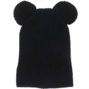 Black Cycling Winter Hats Unisex Funny Mask Hat Handmade Artificial Wool Knit Bonnet Halloween Party Mouse Ski Mask Beanie Caps