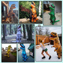 Erwachsene Kinder Dinosaurier Aufblasbare Kostüme T-Rex Anime Anzug Party Cosplay Karneval Halloween Kostüm Für Mann Frau
