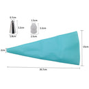 8/26 unids/set bolsa de pastelería de silicona accesorios de cocina DIY glaseado bolsa de crema pastelera con 6 juegos de boquillas herramientas de decoración de pasteles