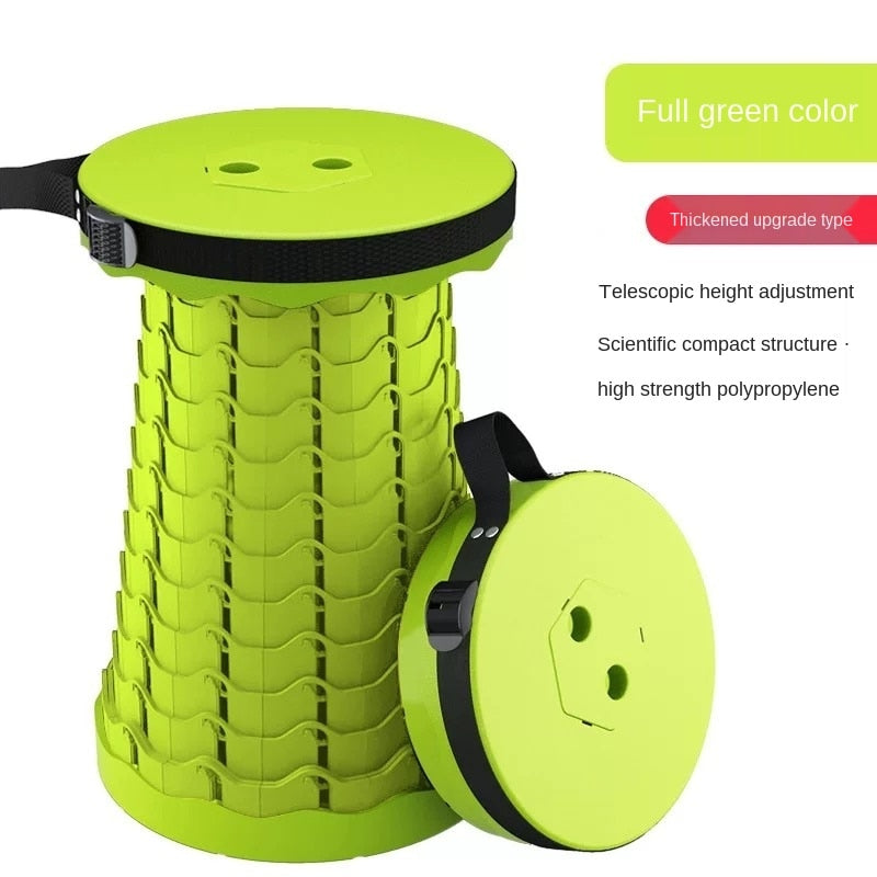 Retractable Stool Folding Chiar Outdoor Portable Stool Folding Chair Camping Stool Convenient Fishing Foldable plastic stool