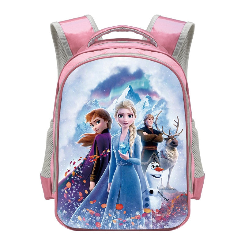 ¡Novedad de 2020! Mochila escolar de Frozen Elsa para niñas de alta calidad, mochilas escolares de princesas de Disney para niños, mochilas escolares para niñas y bebés