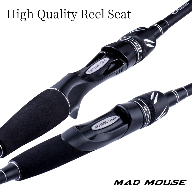 New MADMOUSE MARK III PRO Lure Fishing Rod 1.98m 2.09m 2.28m N/ML Power MF Action Lure WT  3-21g 2pcs Spinning Casting Rods