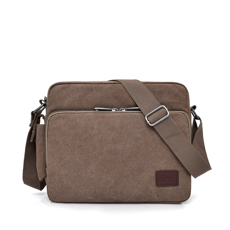Man Canvas Messenger Bag Hochwertige Handtasche Umhängetaschen Multifunktions-Tote Lässige Bolsa Top-Griff männliche Umhängetaschen