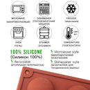 Molde de esfera de Chocolate, molde de media bola, forma de hemisferio, pastel de Chocolate de silicona, Mousse, postre, repostería, utensilios para hornear